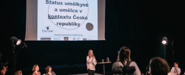 Konferencia w♀men in art, CO.LABS Brno, 2023 (foto T. Fojtová)