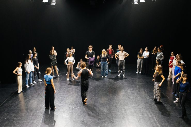 pohybový workshop v Divadle Štúdio tanca (foto archív DŠT)